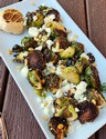 Roasted Garlic Brussel Sprouts